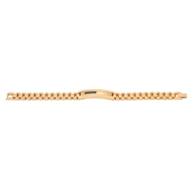 Pulsera de metal Oro Elegante Unisex Pulsera de aleación de acero inoxidable Accesorios de joyería