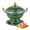 Green, variant on Portable Copper Hot Pot, Vintage Pot Hotpot Cooker, Traditional Soup Pot Copper Cooking Pot, Pot for Home Restaurant Party Camping