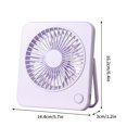 thumbnail image 5 of XGFHYJEH Desk Fan, Small Fan, Tabletop Fan, Small Desk Fan, Small Fans for Desk, Desk Fans for Home, Desk Fans Small Quiet, Portable Personal Electric Fan, Desk Fans under $15.00, 5 of 5