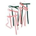 thumbnail image 3 of Velvet Bow Wine Charms, Markers for Wine Glasses, Set of 6 Charms, Mahjong T0200, 3 of 3