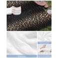thumbnail image 6 of Leopard Print Beach Towels Oversized Super Absorbent, Chic Abstract Black Brown Animals Texture Lightweight Bath Towel Quick Dry Sets For Bathroom/Pool/Rv Camping/Beach Play/Gym Room/Picnic 23"x47", 6 of 8