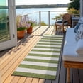 thumbnail image 6 of Addison Rugs Chantille Indoor/Outdoor Transitional Stripes Olive Washable Runner Rug, 2'3" x 7'6", 6 of 6