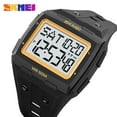 thumbnail image 3 of Square Mens Digital Watch Outdoor Sports Multi-Function Watch LED Waterproof Chronograph Electronic Watches, 3 of 5