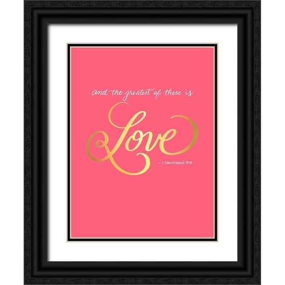 Batista, Dee 12x14 Black Ornate Wood Framed with Double Matting Museum Art Print Titled - Greatest of All