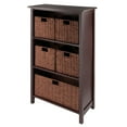 thumbnail image 1 of Milan 6pc Storage Shelf with Basket Set, 1 of 8