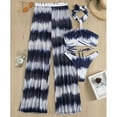 thumbnail image 3 of 3pcs Women Swimsuit Set Crossing Halter Backless Tie Dye Printing Bathing Suit with Long Pants Picture Color S, 3 of 5