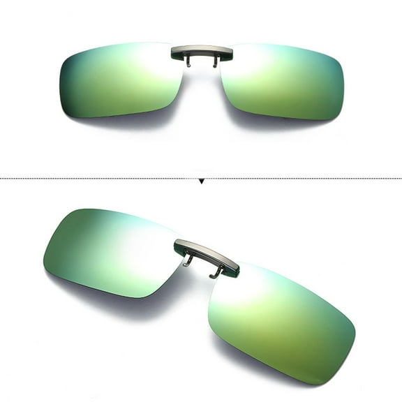 Blue Light Glasses Detachable Night Vision Lens Driving Metal Polarized Clip On Glasses Sunglasses,Gold Lady Glasses