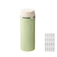 thumbnail image 3 of Tong 4 In 1 Travel Toiletry Dispenser — Refillable Leak Proof Travel Bottles With Measurement Markings And Labels — Portable Shampoo & Conditioner Containers, 3 of 6