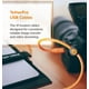 thumbnail image 2 of Cable Tether Tools TetherPro USB-C a USB-C en ángulo recto, naranja, 2 of 8