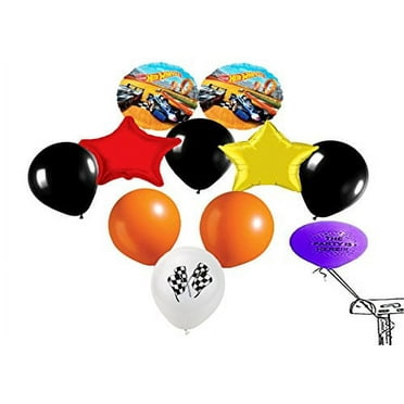 Hot Wheels Racing Cars Party Balloons 11 Pack