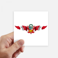 thumbnail image 1 of Peru Flag National Emblem Sticker Square Waterproof Stickers Wallpaper Car Decal, 1 of 1