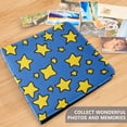 thumbnail image 5 of Leather Cover Photo Album 80 Pockets 4x6 Photos Bookshelf Picture Album Cartoon Yellow Star, 5 of 9