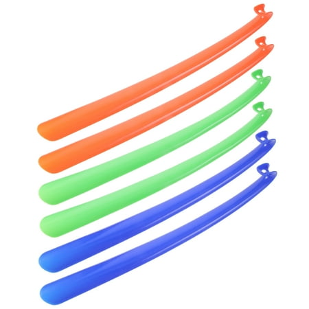 

6 PCS Long Hook Shoehorn Portable Shoehorns Practical Shoehorn Tree Handheld Ox Horn Shoe Lifters Child