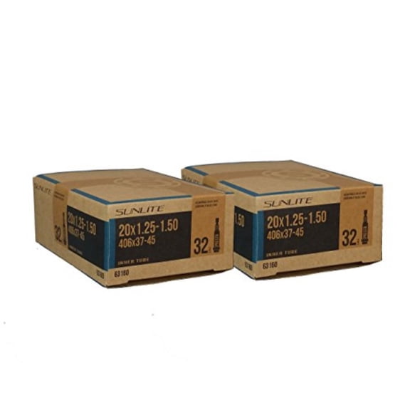Tube 20" x 1.25-1.50 (406 x 32-37) 32mm PRESTA Valve, Sunlite Bicycles