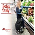 thumbnail image 3 of dbest Products Trolley Dolly Foldable Shopping Cart with Wheels, Black, 3 of 6