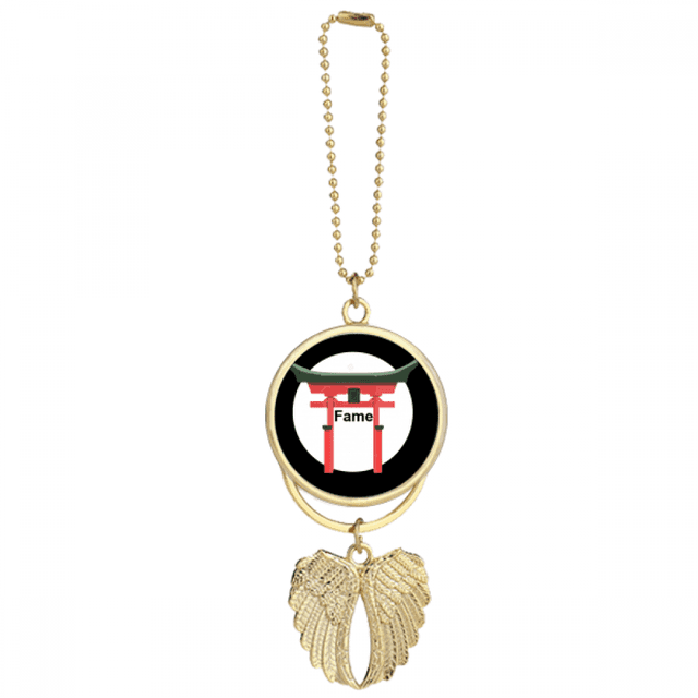 Drama Life Reputation Art Deco Fashion Car Keychain Angel Wing Pendant