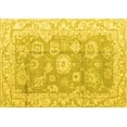thumbnail image 1 of Ahgly Company Indoor Rectangle Abstract Yellow Modern Area Rugs, 6' x 9', 1 of 4
