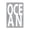 Ocean Word Typography, variant on Stupell Industries Tropical Beach Word on Grey Black Floating Frame Canvas Art, 17 x 25, by Jamie MacDowell
