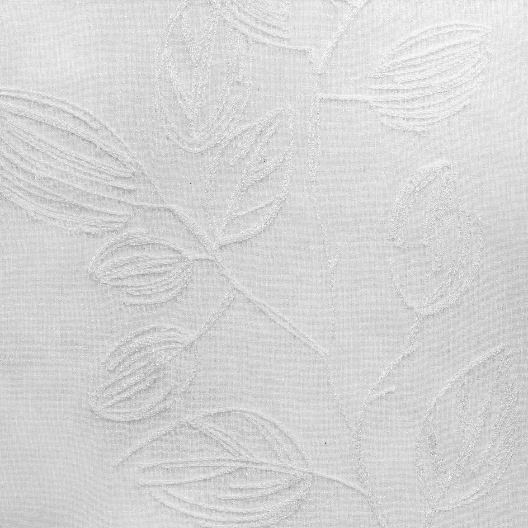Loft Living Summer Sheer Grommet Indoor Curtain 52 x 84 in White