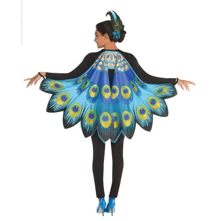 Peacock Womens Adult Soft Fabric Bird Halloween Costume