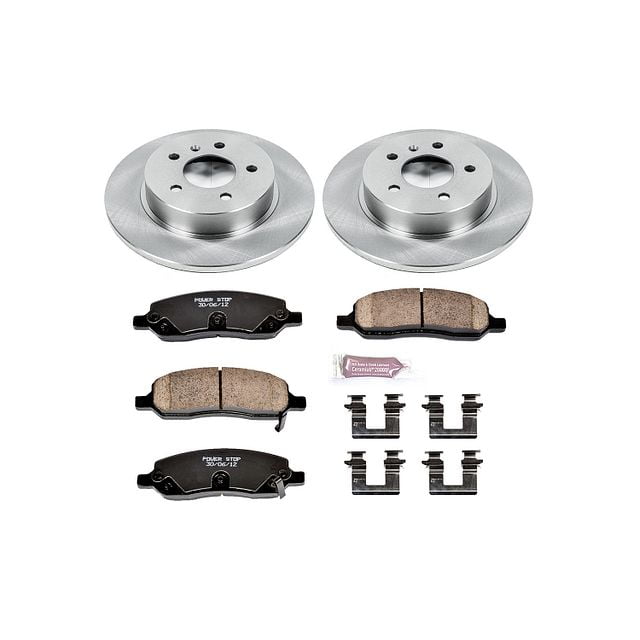 PowerStop Front Stock Replacement Brake Pad and Rotor Kit Fits: CHEVROLET GMC Select Models KOE8670
