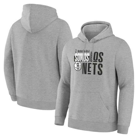 Men's Gray Brooklyn Nets Noches Training Hoodie