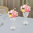 thumbnail image 6 of Dwellnix US Crystal Vase Flower Vase Wedding Flower Vase Iron Home Dining Table Decor, 6 of 7