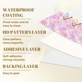 thumbnail image 6 of Coastal Peel and Stick Wallpaper Pastel Pink Purple Scales Iridescent Shimmer Wall Mural 23.6in x 9.8ft Self Adhesive Removable Wall Paper Renter Friendly Wallpaper for Nursery Bedroom Cabinets, 6 of 8