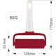 thumbnail image 5 of Plastic rolling roll, non-stick pizza baking roll, handheld pastry pizza pie roll, home kitchen accessories red, 5 of 5