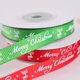 thumbnail image 2 of 9M Carta de Navidad estampada cinta de seda DIY artesanía decoración de envases de regalo, 2 of 5