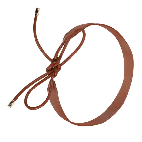 LULULION Dress Belt Women Fashion Belt Coffee PU 1Pcs