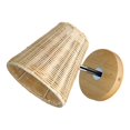thumbnail image 1 of Rattan Wall Sconce Wall Mounted Wall Lamp Bedside Lamp Wall Light for Hallway Barn Loft, 1 of 9