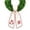 B, variant on Personalized Christmas Wreath Sash Monogram Front Door Bow Decor Embroidery Initial Sash for Christmas Wreath Fireplaces Initial Housewarming Gifts