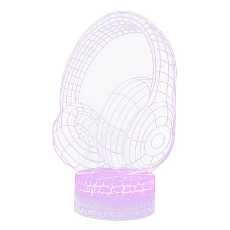 

wendunide Household Electric Appliances Musical Instrument 3D Night Light LED Colorful 16-Color Remote Control Desk Lamp G