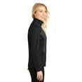 thumbnail image 3 of Port Authority Ladies Hybrid Soft Shell Jacket-M (Deep Black), 3 of 6