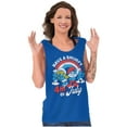 thumbnail image 4 of Retro Smurfs Cartoon 4th of July Tank Top T Shirts Men Women Brisco Brands L, 4 of 6