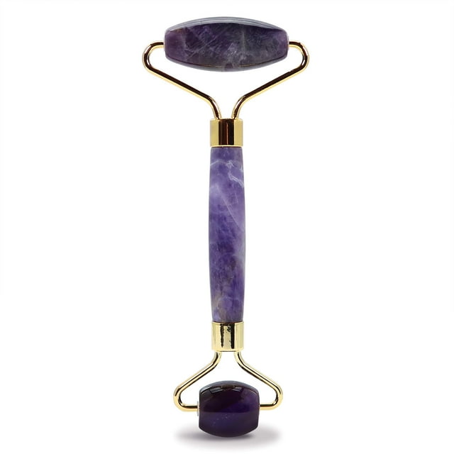 Rodillo facial Plum Beauty Amethyst que reduce la hinchazón