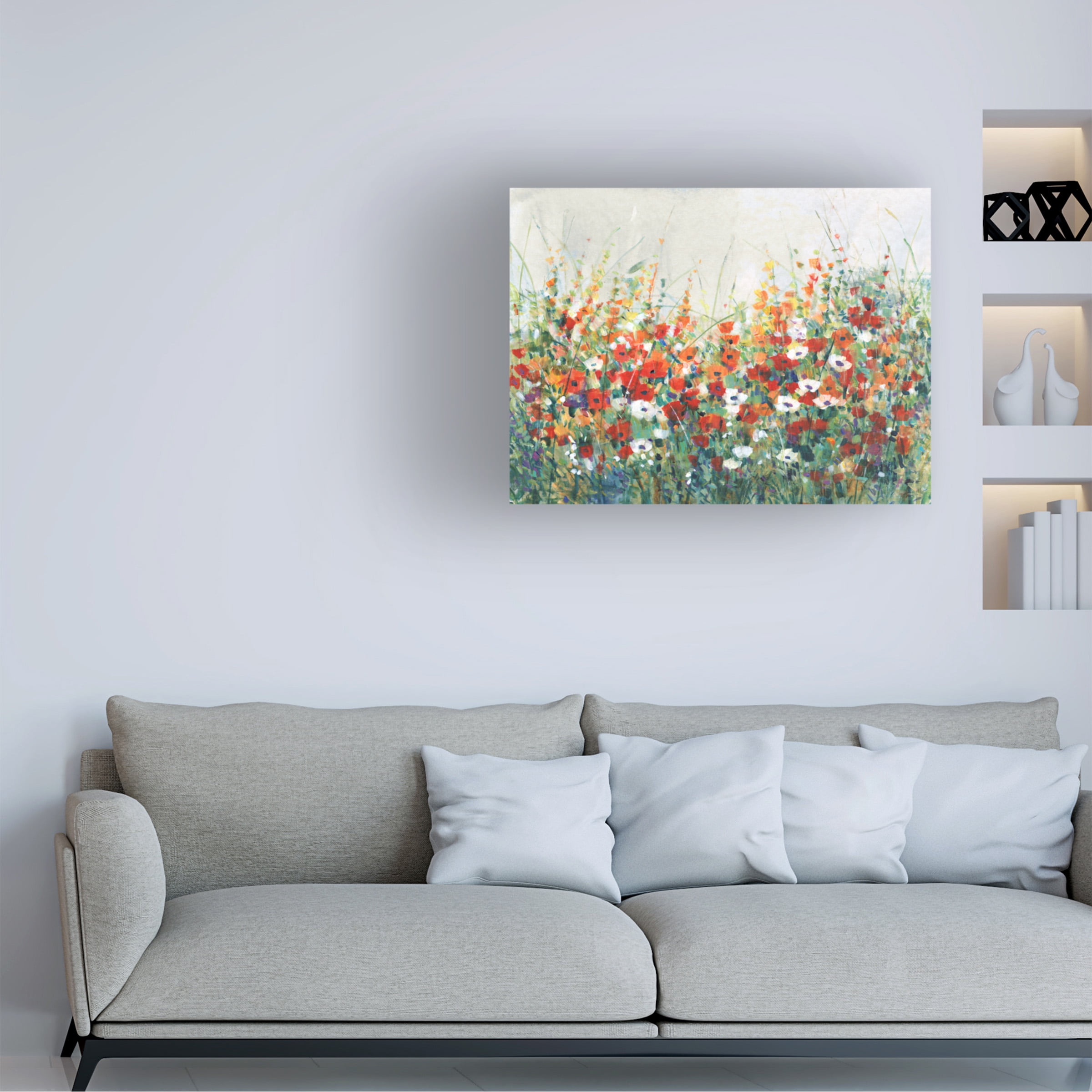 Tim OToole 'Garden in Bloom II' Canvas Art