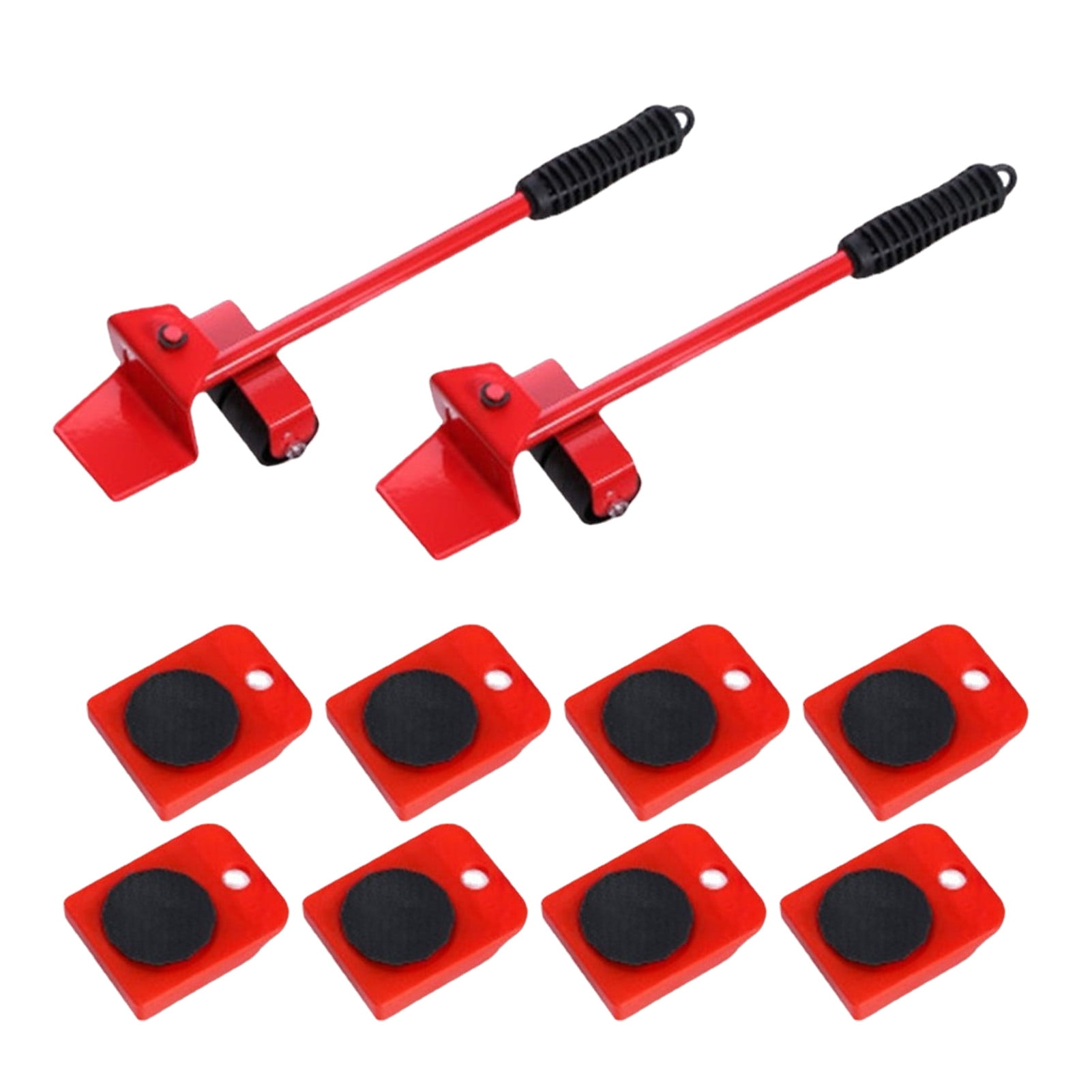 Callipe 1 Set Furniture Mover with 8 Wheels Heavy Duty Furniture Lifter Strong Load Bearing Appliance Roller Furniture Moving Dolly Slider Tools