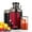 Red, variant on Juicer Machines, 3" Wide Mouth Centrifugal Juicer with 3 Speed Control for Whole Fruit and Vegetables, Black