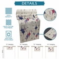 thumbnail image 6 of Purple Blue Diamond Table Runner - 48 Inch Long Modern Geometric Middle Century Beige Cotton and Linen Blended Dress Scarves Farmhouse Table Runner for Kitchen Dining, Coffee Table, 13" x 48", 6 of 8