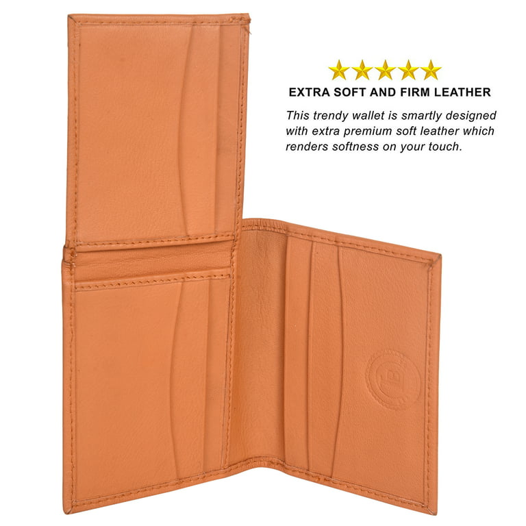 Leatherboss Men's L Shape Designer Wallet