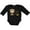 AB-Black, variant on Daddy's Little Monkey Boys or Girls Long Sleeve Baby Bodysuit