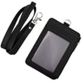 thumbnail image 2 of sweethay Neck Strap Lanyards ID Card Holder with Hanging Rope Portable Multi-purpose Keychain Pass Case Protector Cover for Office, 2 of 8