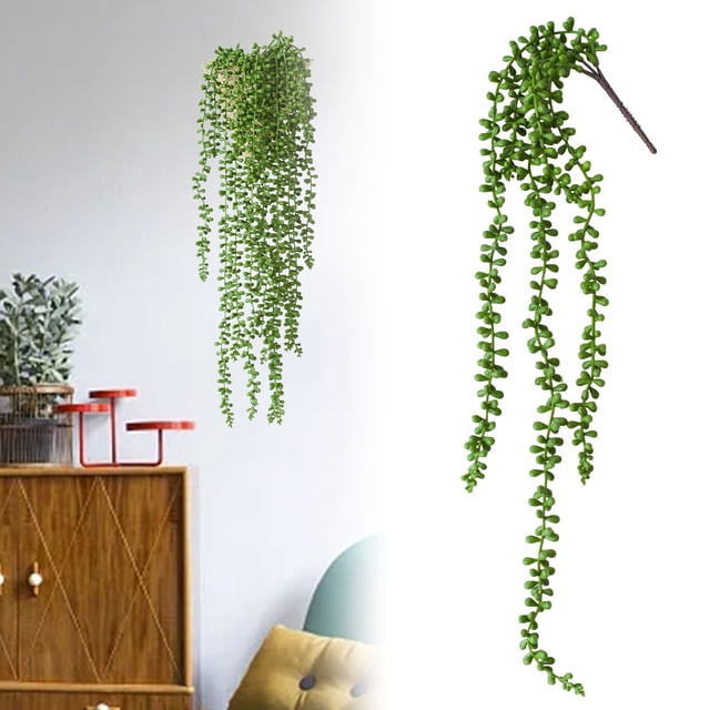 BKER Succulent 5 Prong Lover Tear Hanging Pearl Home Garden Decoration