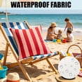 thumbnail image 4 of Outdoor Waterproof Pillow Covers,Easy to Clean Stripes Decoratives for Patio Couch Sofa Garden Sofa Bedroom 17.72x17.72 Inch, 4 of 6