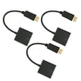 thumbnail image 4 of DisplayPort To VGA Adapter, 1920x1080 Gold Plated Compact Design  To VGA Adapter 3Pcs 60Hz  For Laptop, 4 of 8