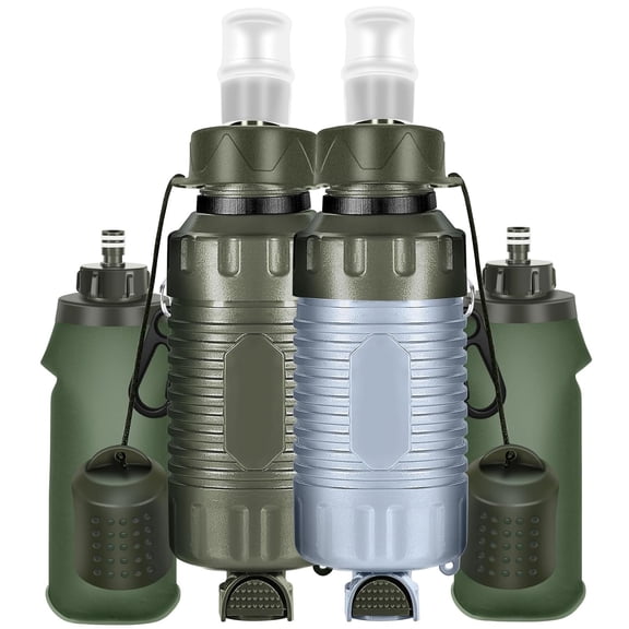 Portable Personal Water Filter Straw, Water Purifier for Emergency Preparedness, Outdoor Activities, Travel, Camping, Hiking, Fishing, Hunting.