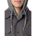thumbnail image 6 of Wells Lamont Quilted Flex Canvas Thermal Sherpa Lined Shirt Jacket, 6 of 11