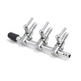 thumbnail image 2 of Unique Bargains 2Pcs Stainless Steel 3 Way Air Flow Splitter Pump Lever Valve for Aquarium, 2 of 5